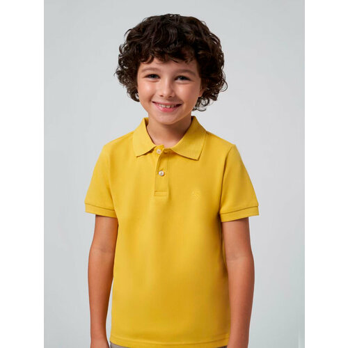 Поло Mayoral, желтый футболка mayoral хлопок размер 128 желтый