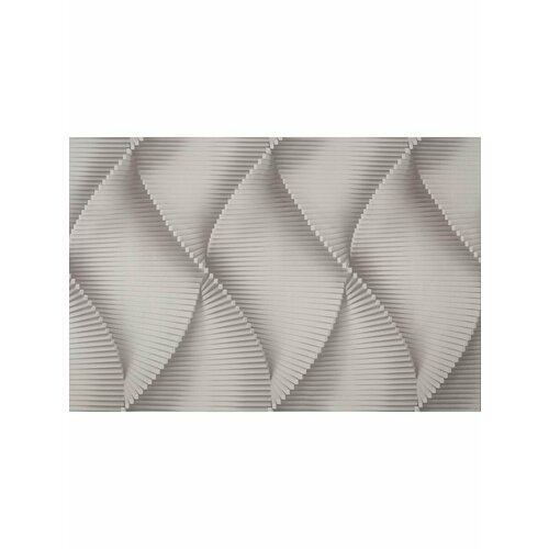 Обои абстракция с 3D-эффектом для спальни или зала серый