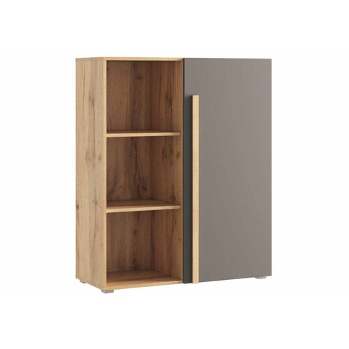 Стеллаж KAPIOVI TERNIN дуб вотан графитовый фасад 21140₽