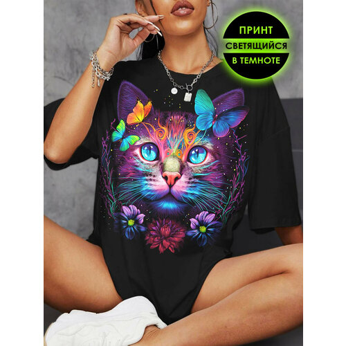 фото Футболка romax tex, размер 52, черный