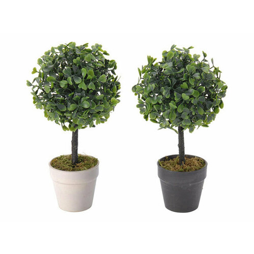 Растение искусственное самшит в горшке 23 см в асс-те 2877₽