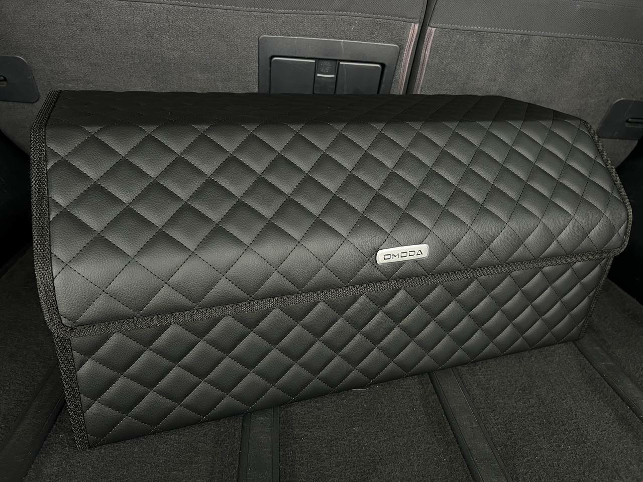 Органайзер для багажника OMODA / омода / Кофр 70х30х30, сумка, саквояж, ящик, черный с черной отстрочкой