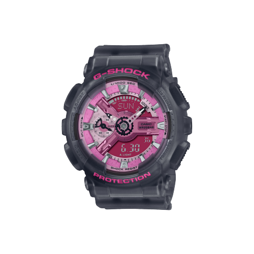 фото Наручные часы casio, розовый, черный