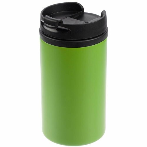 Термостакан термокружка для кофе чая с крышкой автомобильная металлическая походная кружка Canella, зеленое яблоко