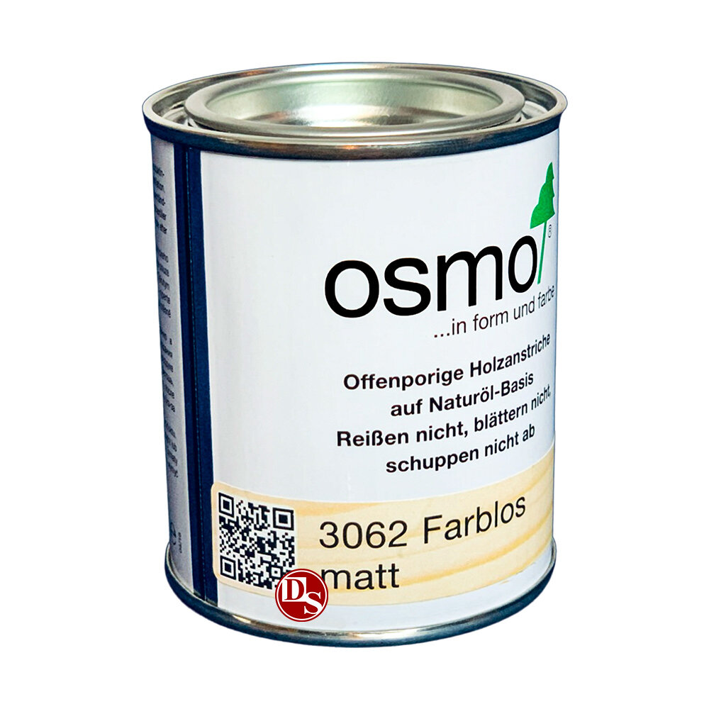 Osmo Масло с твердым воском, для пола Osmo 3062 Hartwachs-Ol 125 мл. (Матовое, бесцветное)