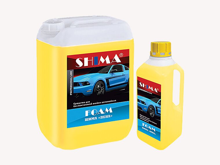 Автошампунь для бесконтактной мойки автомобиля SHIMA FOAM 5 л