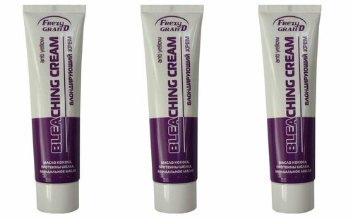 Frezy Grand Блондирующий крем для волос Bleaching Сream, 100 мл, 3 шт