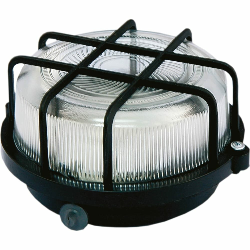 TDM ELECTRIC Светильник НПП 03-100-005.04 У3 корпус и защитная сетка-квадрат, черный AQ0311-0002
