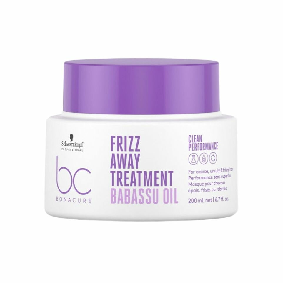 Schwarzkopf Bonacure Frizz Away Маска д/жест. и непосл200мл