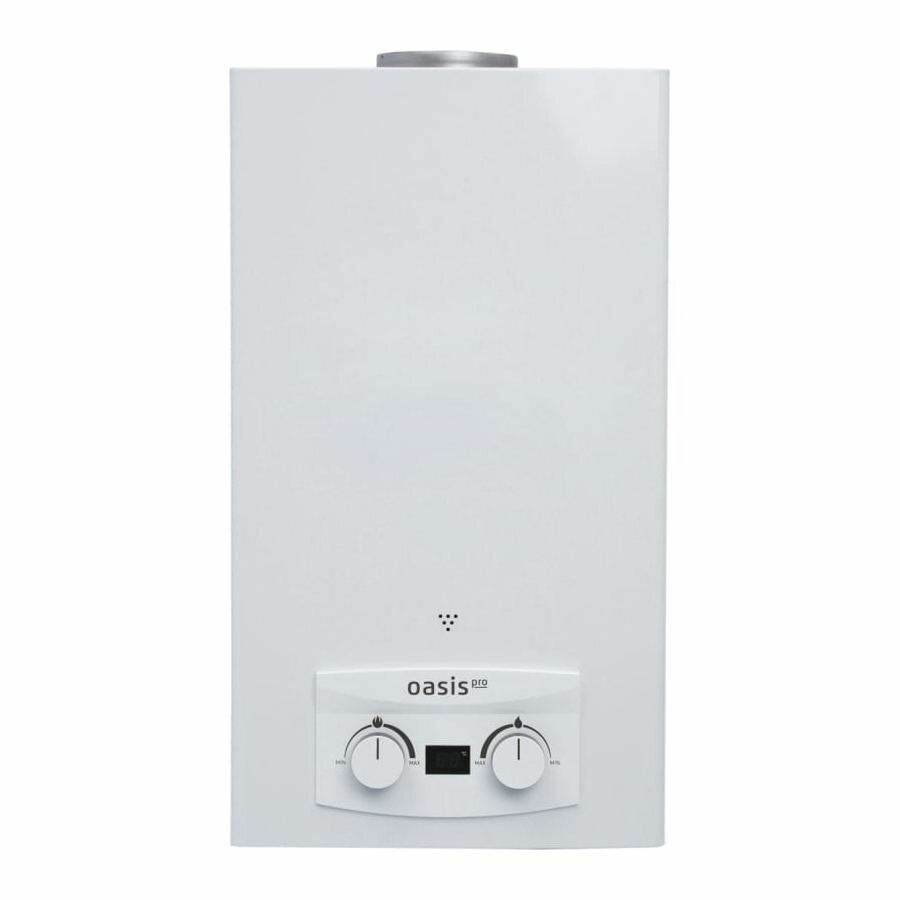 фото Газовая колонка Оазис PRO WM-10 (20кВт) белая