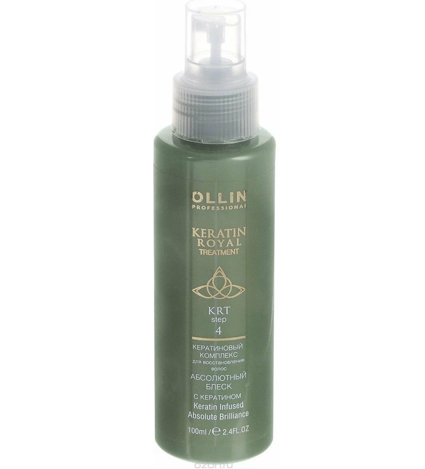 Оллин / Ollin Professional Спрей для волос абсолютный блеск Keratin Royal Treatment 100 мл