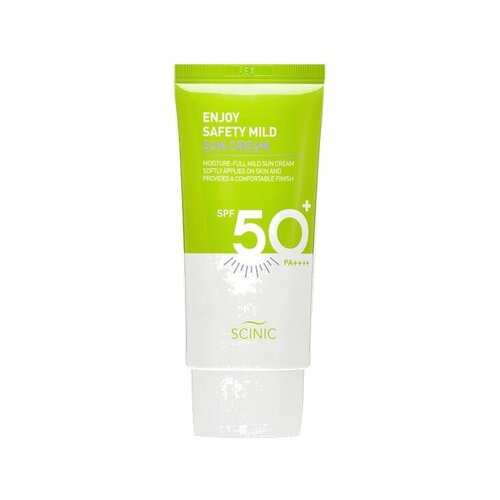 Солнцезащитный крем для лица SCINIC Enjoy Safety Mild Sun Cream SPF50 PA солнцезащитный крем для лица scinic enjoy safety mild sun cream spf50 pa 50 г