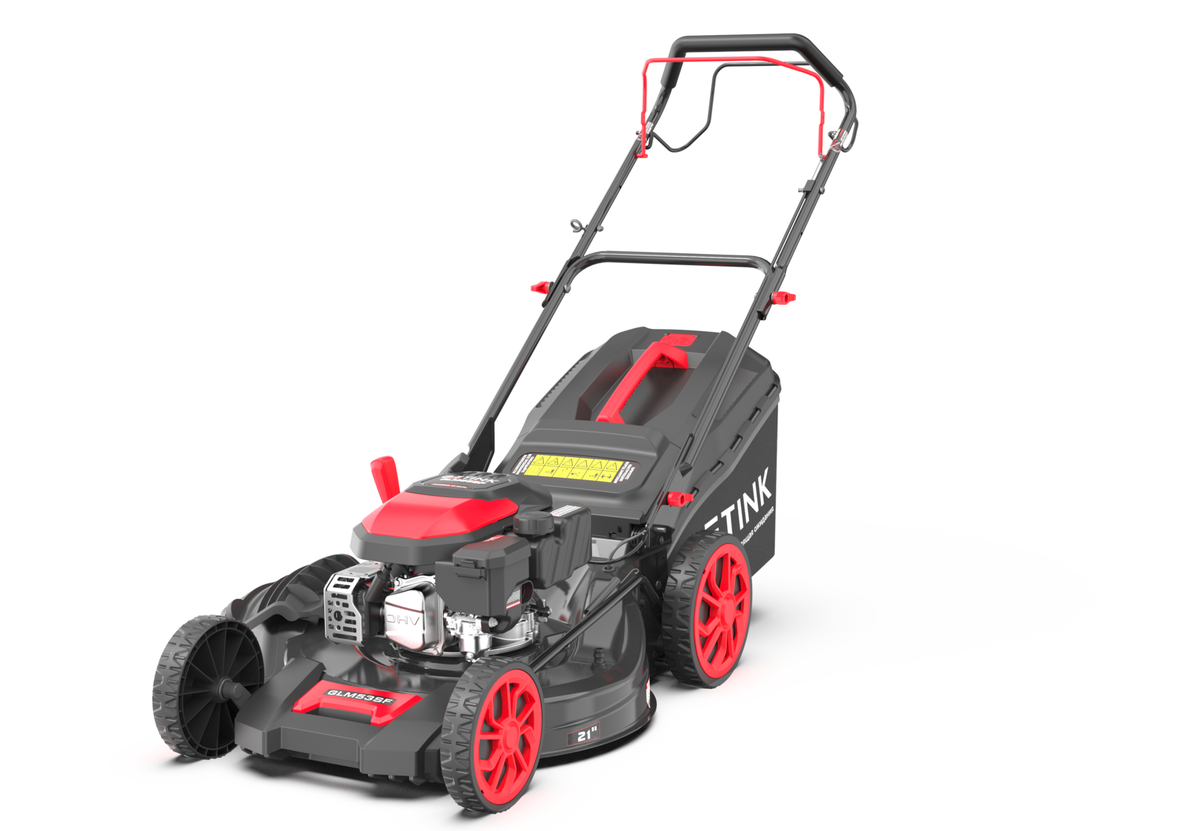 фото Бензиновая газонокосилка GETINK GLM53SF