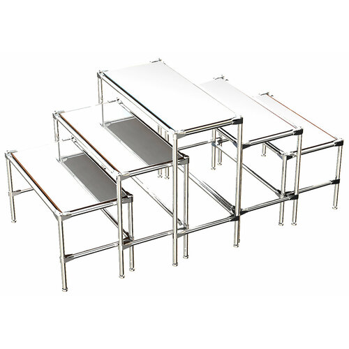 Комплект столов 2-5В с полками зеркало 4мм 0 x 95 x 72 см 32378₽