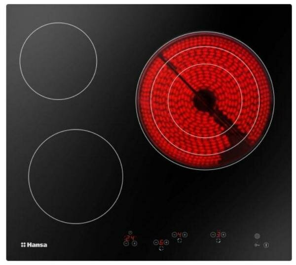 Варочная панель электрическая Hansa BHC66216 черный