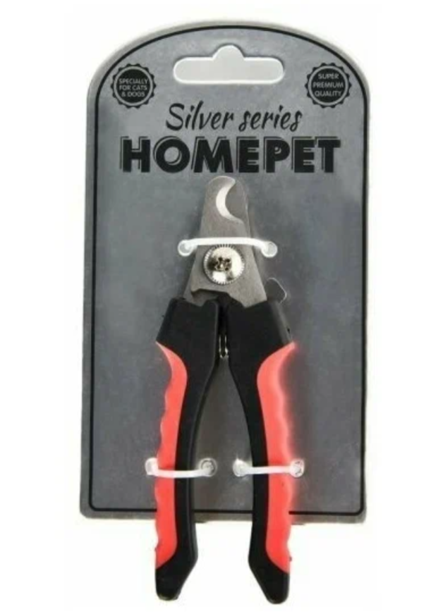 Когтерез Homepet Silver Series когтерез секатор для кошек и собак (16,5 х 5,5 см, Черный)