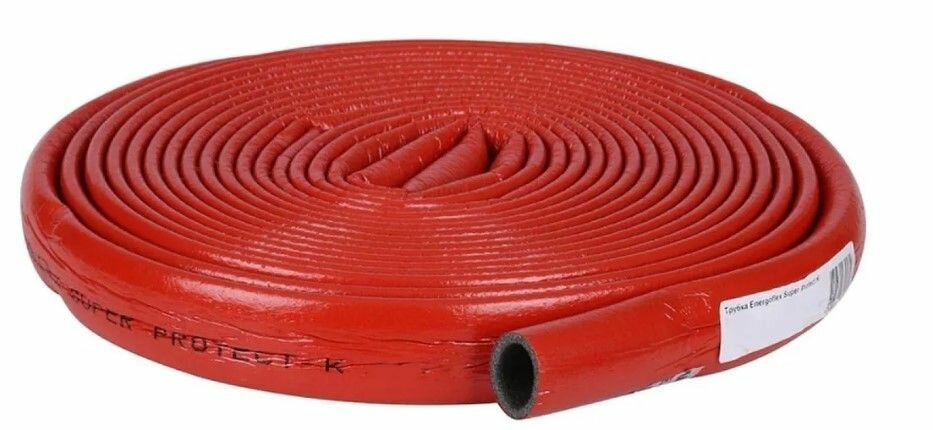 Вспененный Полиэтилен Трубная изоляция ENERGOFLEX SUPER PROTECT Красная S18/6 2м 2 м