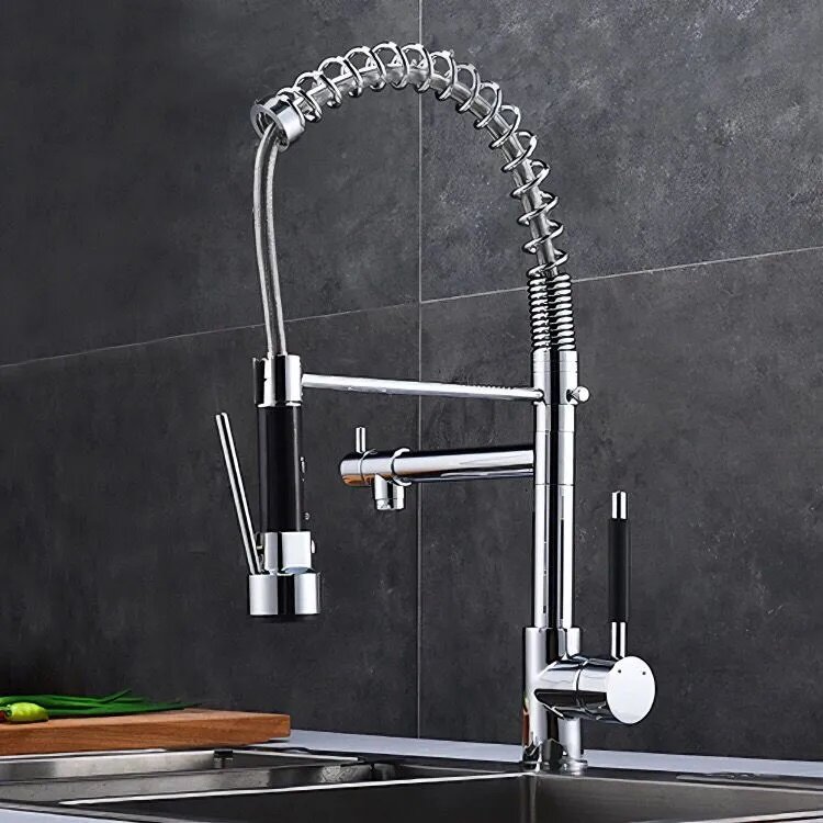 фото Профессиональный смеситель для мойки, кафе, ресторана 50 см