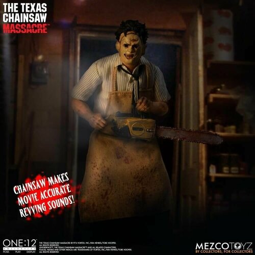 Фигурка Кожаное лицо - Техасская резня бензопилой. Leatherface -The Texas Chainsaw Massacre . Mezco Toyz.