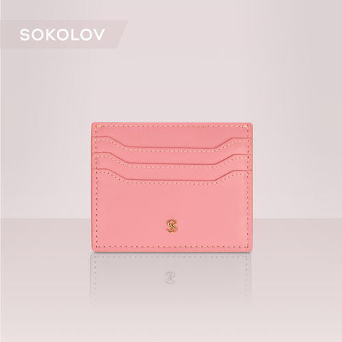 Картхолдер SOKOLOV, розовый