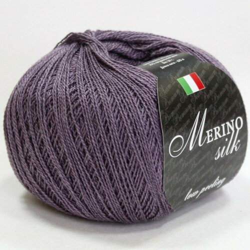 Пряжа Seam MERINO SILK 739 св. баклажан (2 мотка)