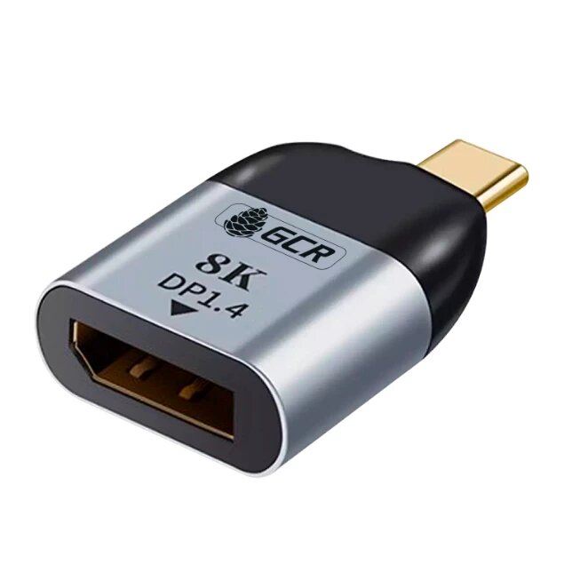 GCR Переходник USB Type C > DisplayPort 1.4 8K, M/F, GCR-53390 Greenconnect GCR-53390