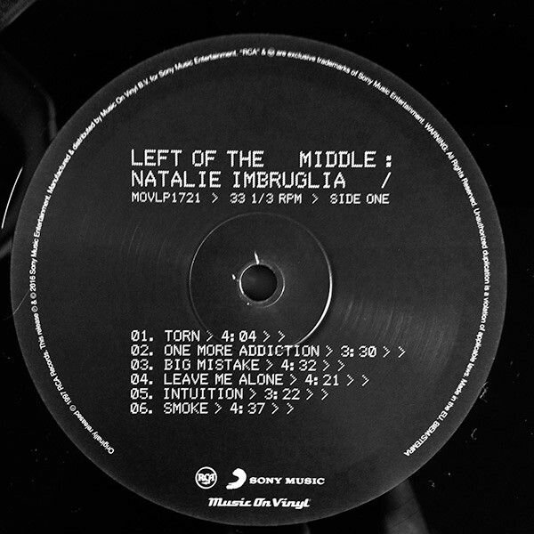 Natalie Imbruglia - Left Of The Middle Виниловая пластинка IAO - фото №8