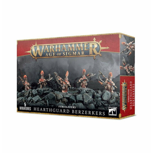 Набор миниатюр Warhammer Age of Sigmar: Fyreslayers Hearthguard warhammer 40000 brotherhood of sword набор фигурок для warhammer