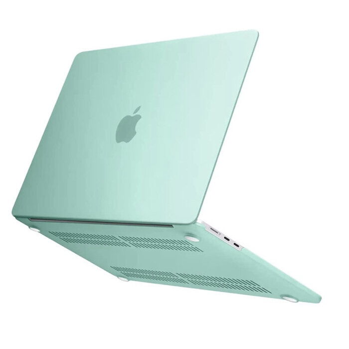 Чехол для MacBook Air 13.6 2022 2023 2024 M3 A3113 M2 A2681 Hard Shell Case зеленый