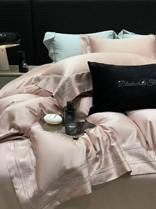 Комплект постельного белья с одеялом Roberto Cavalli, Тенсель, Евро, наволочки 50x70