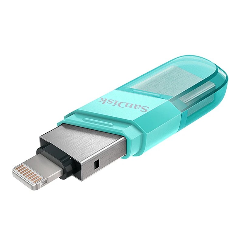 SanDisk iXpand Flip USB-накопитель 256 ГБ, Зелёный, 256 ГБ