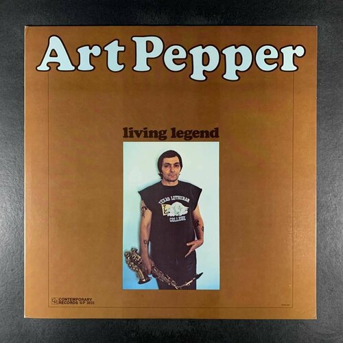 Art Pepper - Living Legend (Виниловая пластинка) виниловая пластинка pepper art art pepper meets the rhythm section