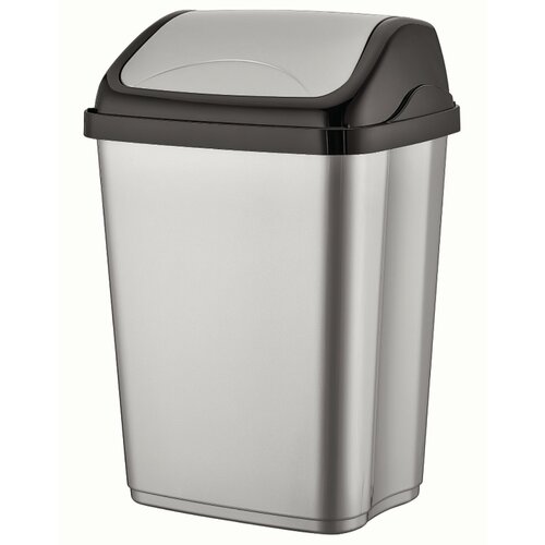 Бак для мусора Vittorio Dustbin HobbyLife 5 литров с крышкой маятник пластик 810₽