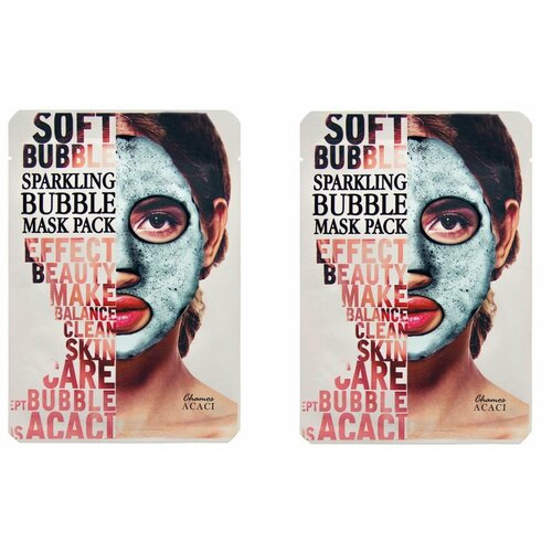 Acaci Очищающая кислородная маска, 25 гр. 2 шт.