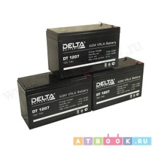 Delta DT 1207 Аккумулятор DT1207