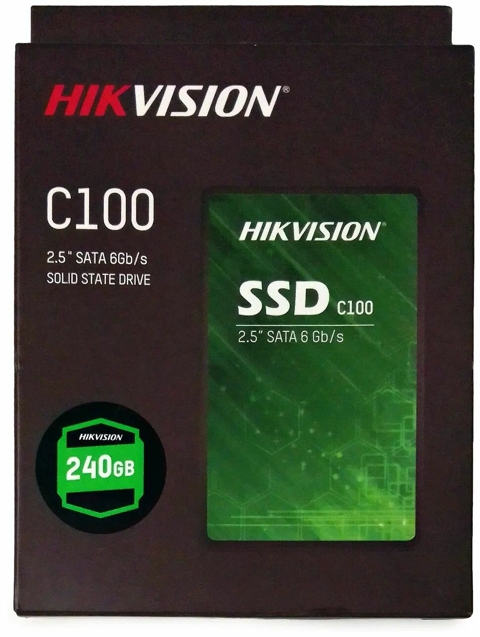 Накопитель SSD 2.5'' HIKVISION C100 240GB SATA 6Gb/s TLC 500/350MB/s IOPS 48K/28K MTBF 2M 7mm - фото №18
