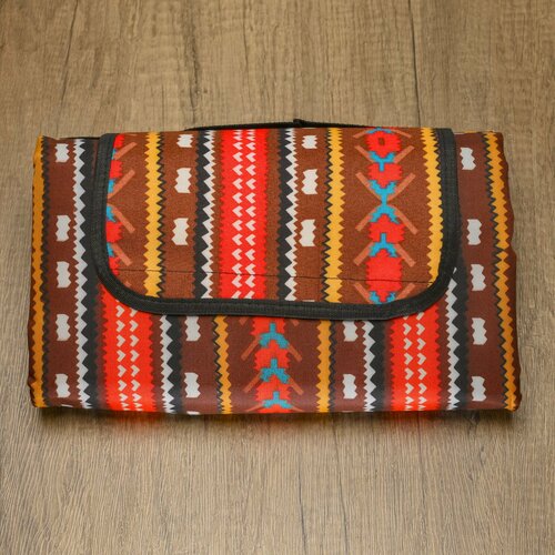 Лежак для пляжа, пикника, похода, кемпинга. Коврик туристический водонепроницаемый складной, для отдыха на природе компактный, пляжный.