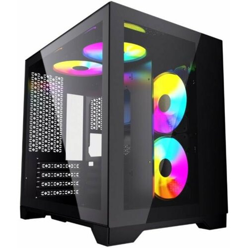 Корпус microATX Powercase Vision Micro Без БП чёрный CVBM-L4 корпус powercase vision micro matx без бп black cvbm l4