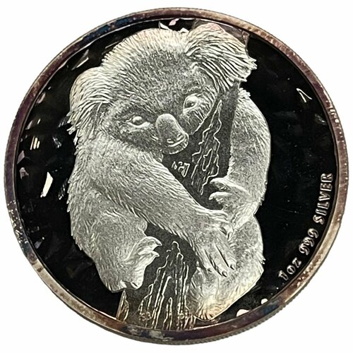 Австралия 1 доллар 2007 г. (Австралийская коала) (Proof) 2022 year of tiger 1oz 999 silver coin australia colorful animal commemorative silver plated coins elizabeth ii craft collection