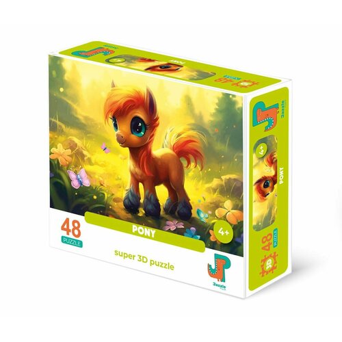 Пазл детский 3D Jazzle Puzzle 48 деталей Пони 550₽