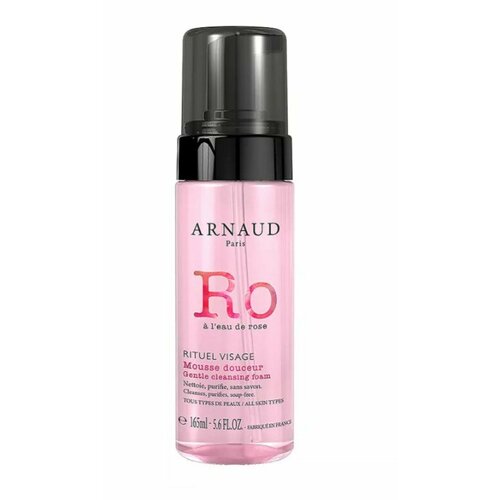 ARNAUD PARIS Мусс очищающий для лица и шеи без содержания мыла RITUEL VISAGE с розовой водой