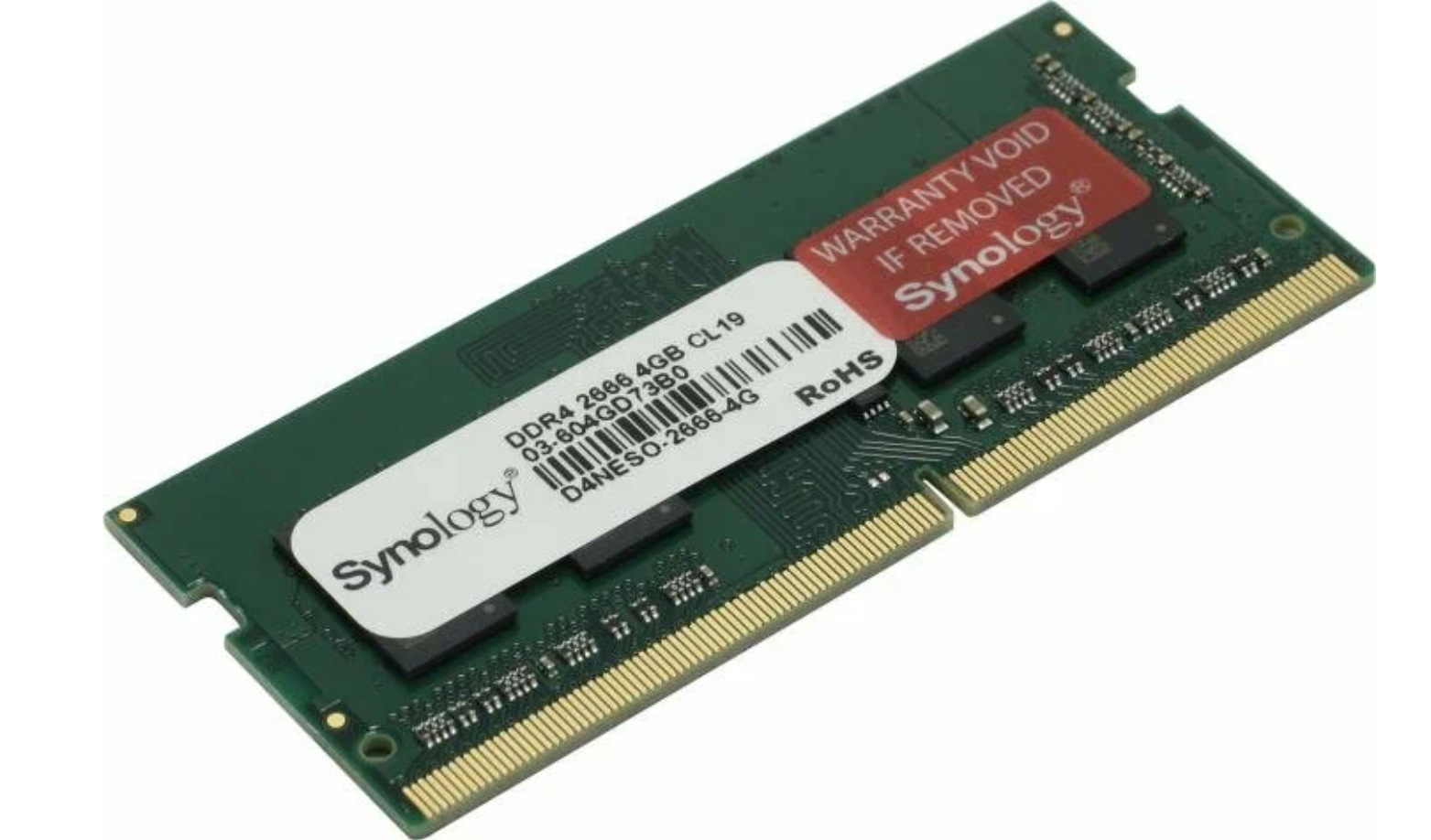 Модуль памяти Synology DDR4-2666 non-ECC unbuffered SO-DIMM 260pin 1.2V, для моделей RS820RP+, RS820+, DVA3219 - фото №6