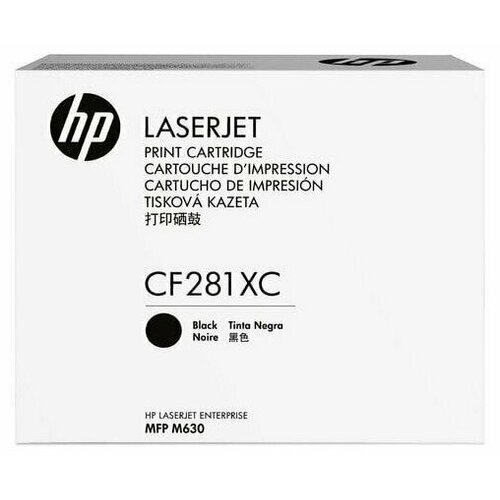 Картридж лазерный HP №81X CF281XC black (техн. упак)