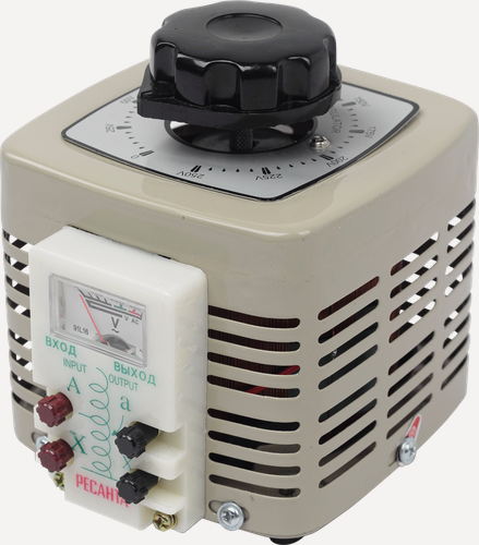 Изображение товара Автотрансформатор Ресанта (ЛАТР) TDGC2- 0,5K 0,5kVA, 0.5 кВт, 2 А, 0-250 В