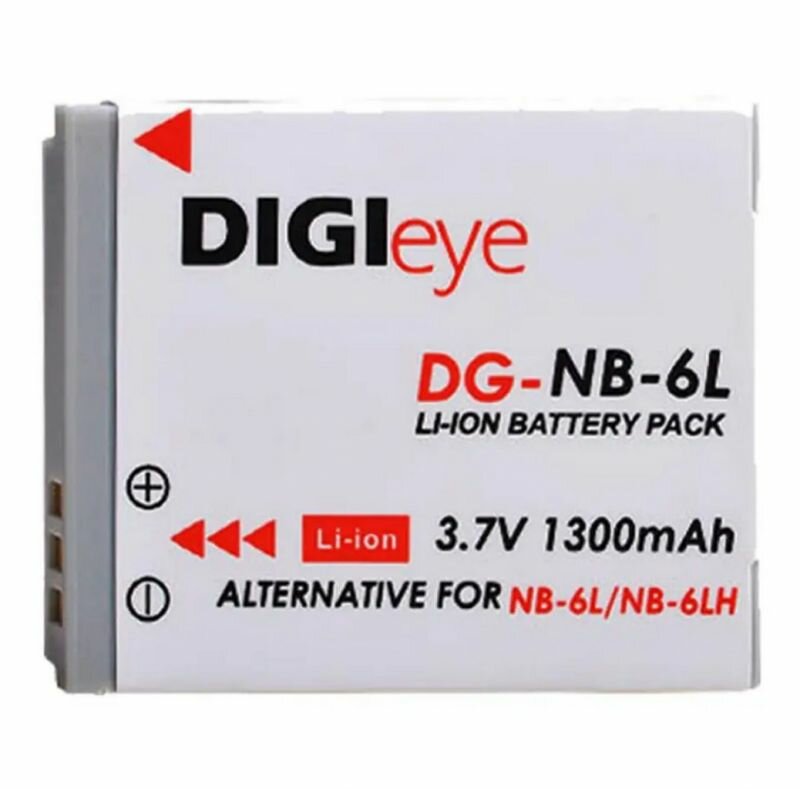 Аккумулятор DIGIeye NB-6L для Canon