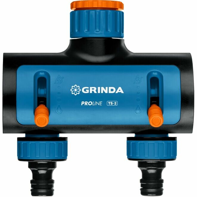 Распределитель "GRINDA" 2-х канальный 3/4″-1″ с внутренней резьбой