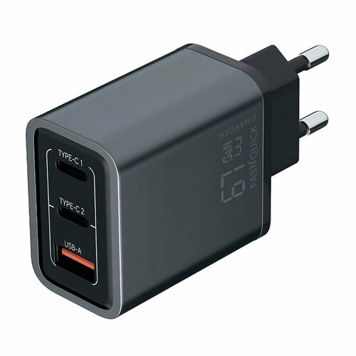 Зарядное устройство Red Line XC-7 PD 67W Grey УТ000038332 серый