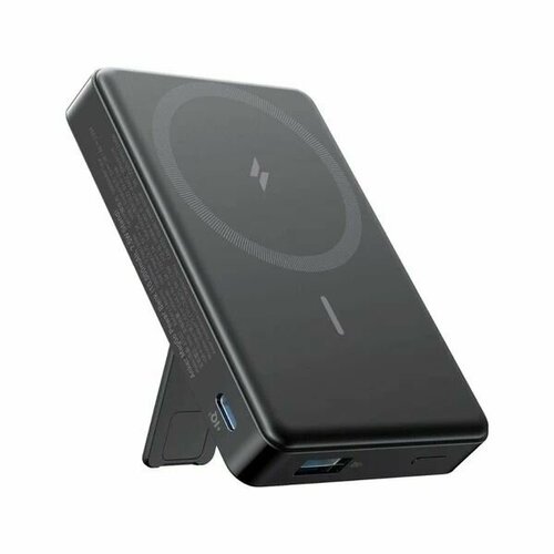 Повербанк с магнитной беспроводной зарядкой Anker MagGo Power Bank 10000mAh 75W Stand - Black 5810₽