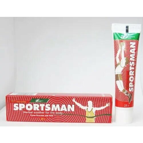 Boro fresh спортсмен крем-бальзам для тела 25 гр 4уп