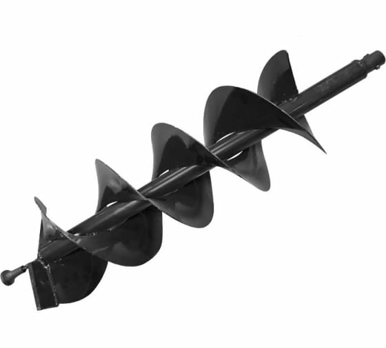 Шнек для мотобура GDB-150/2 двухзаходный для земли (20 мм; 150 мм; 80 см) CARVER 01.003.00047